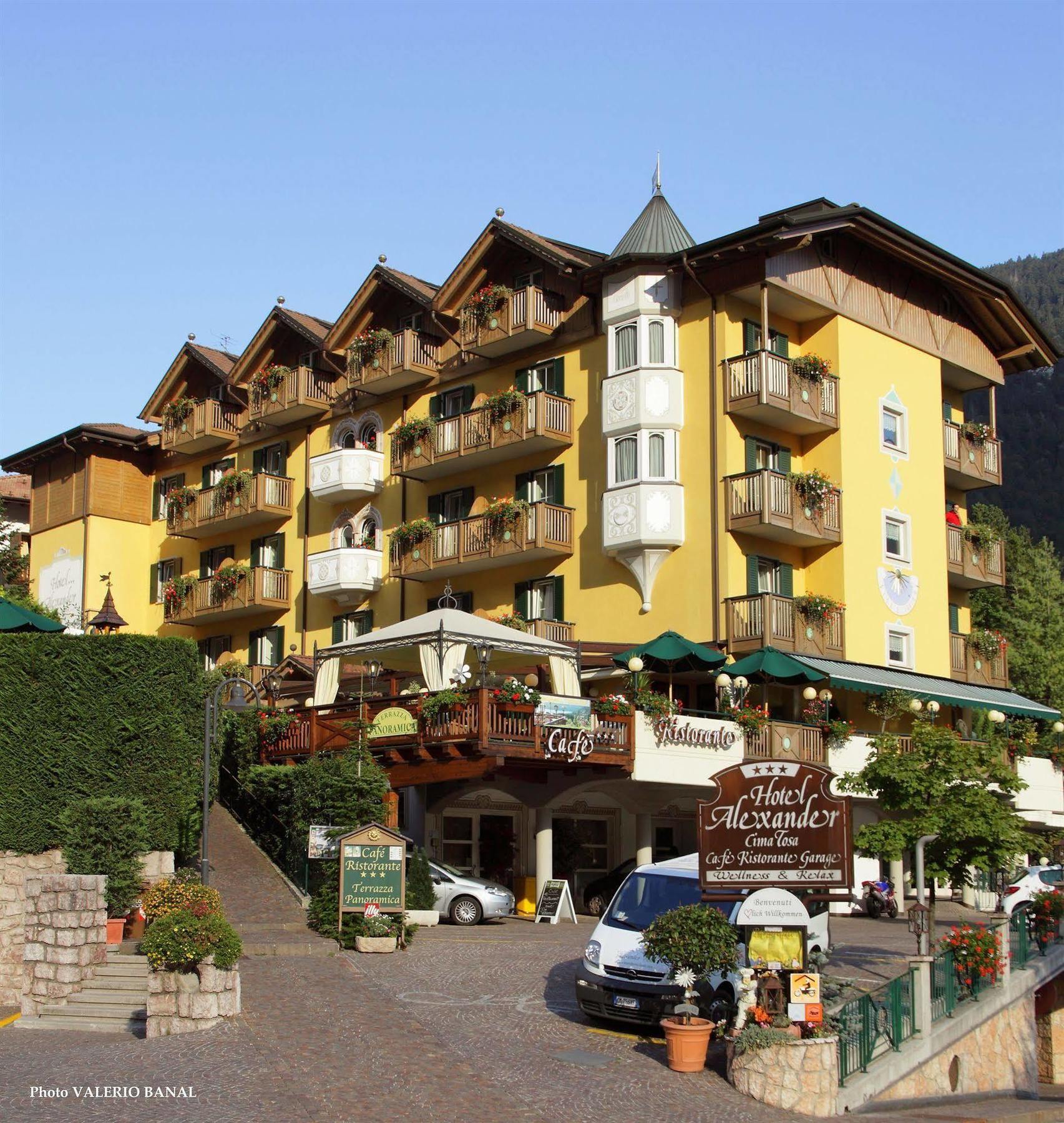Alexander Hotel Alpine Wellness Dolomites Molveno Exterior photo